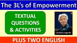 +2 English /The 3 Ls of Empowerment - Notes