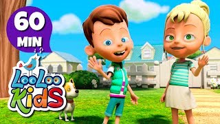 Head, Shoulders, Knees and Toes - FUN Songs for Children | LooLoo Kids