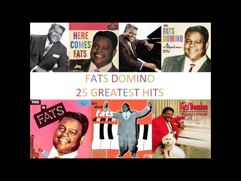 Best of Fats Domino - top 25 greatest hits (original whole songs) mix compilation rhythm and blues