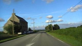 preview picture of video 'Driving On The D107 Between Plonévez -Porzay & Cast, Finistere, Brittany, France'