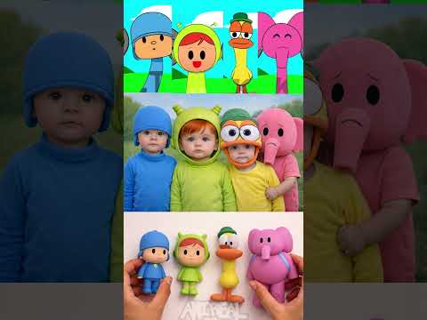 Incredibox Sprunki OC - Pocoyo X Nina X Pato X Elly As Humans In Real Life!