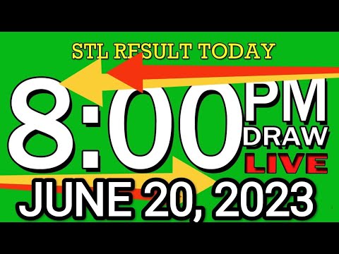 LIVE 8PM STL RESULT JUNE 20, 2023 LOTTO RESULT WINNING NUMBER