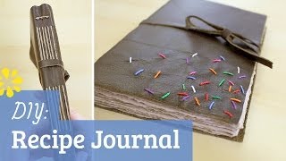 DIY Leather Recipe Journal | How To Cook That Collab | Sea Lemon