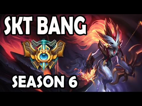 SKT T1 Bang Kindred vs Lucian ADC Ranked Challenger Korea