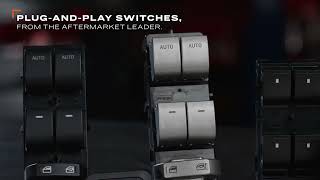 Power Window Switch for 1986-2008, 2013-2014 Ford; 1986-1994 Mercury [Front L/R] - video thumbnail 4