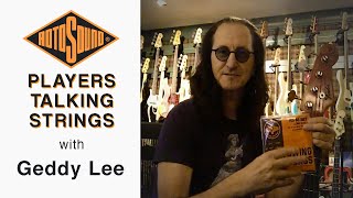 Video thumbnail for Geddy Lee Talks About Rotosound Swing Bass 66 Bass Guitar Strings by Rotosound