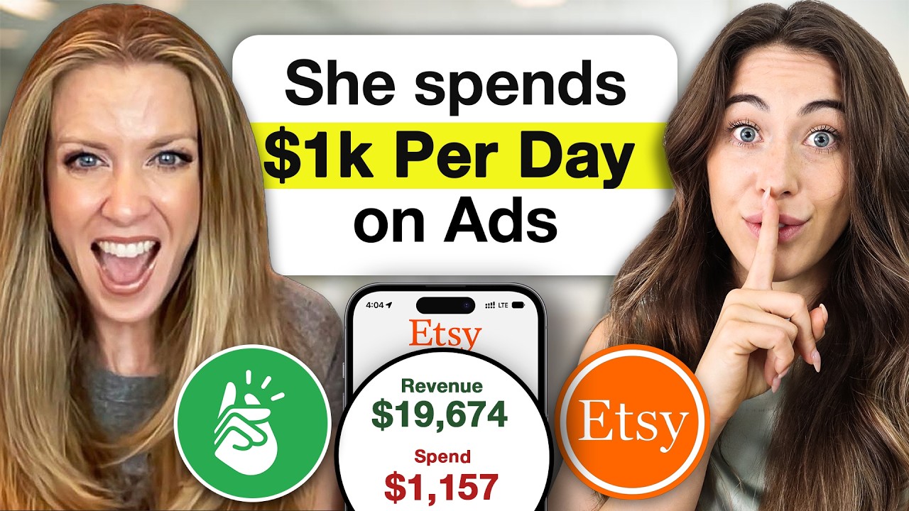This Etsy Seller Spends $1k Per Day on Ads | Full Strategy @shawnalynn2083