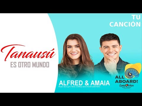 Alfred y Amaia | POSTCARD FANMADE | ESC18 | Tanausú
