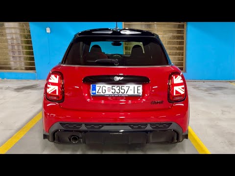 New MINI Cooper 2022 at night - CRAZY ambient lights, digital cockpit & LED lights