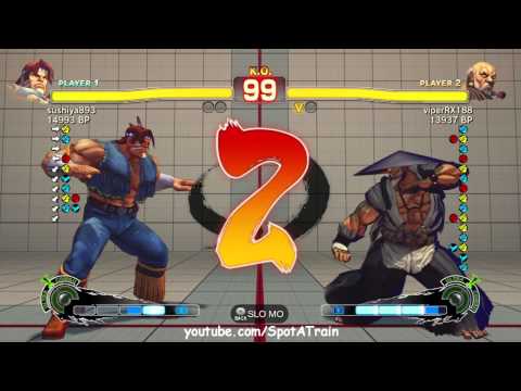 SSF4 - sushiya893 (THawk) vs. viperRX188 (Gouken)