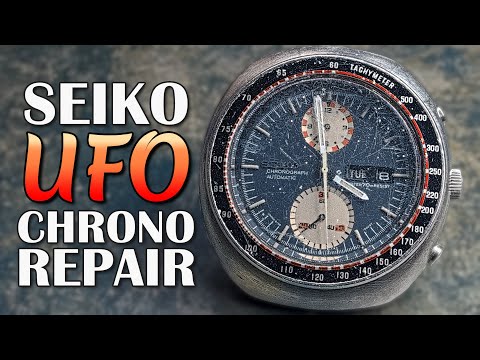 Skills Tested, Patience Tried: The Grueling Repair of a 1971 Seiko UFO Chronograph