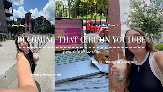 Becoming THAT GIRL on Youtube 💻✨ from 0 to dream life