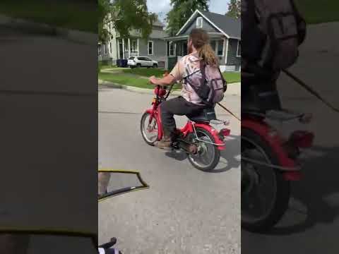 Thumbnail for Stocko Shocko kit on 1979 Honda Hobbit..moped Mofa-Cuz