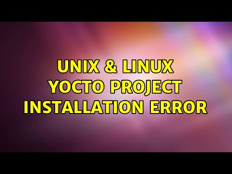 Unix & Linux: Yocto project installation error (2 Solutions!!)