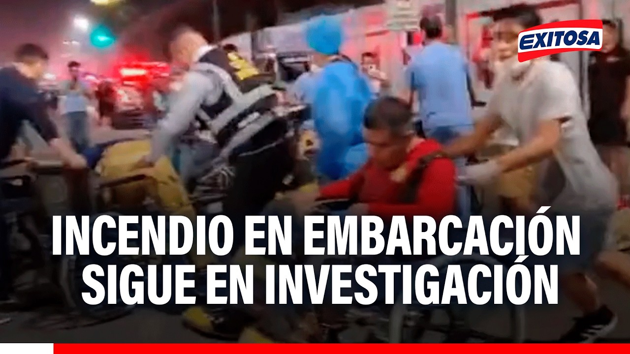 🔴🔵 Incendio en embarcación en Iquitos deja pérdidas humanas y económicas