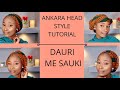 Yanda ake daurin dankwalin atampa | How to:Turban tutorial