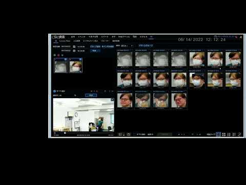 AI 顔認識　白黒ーマスクーマスク無し