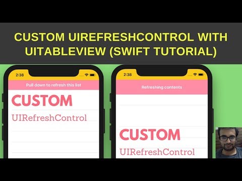 Swift Tutorial :-  Custom UIRefreshControl swift iOS