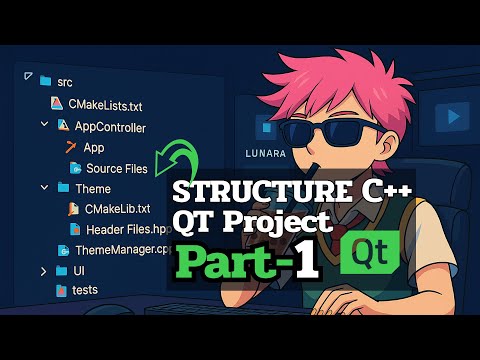 This Is How the Pros Structure Their C++ Qt Apps | Media Player Project Tutorial – Part 1