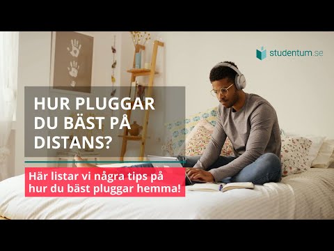 Hur pluggar du bäst på distans?