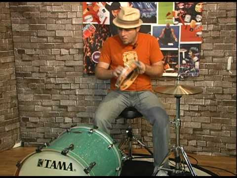 Pandeiro with Drum Set: New Orleans Second Line & Baião: by Scott Kettner