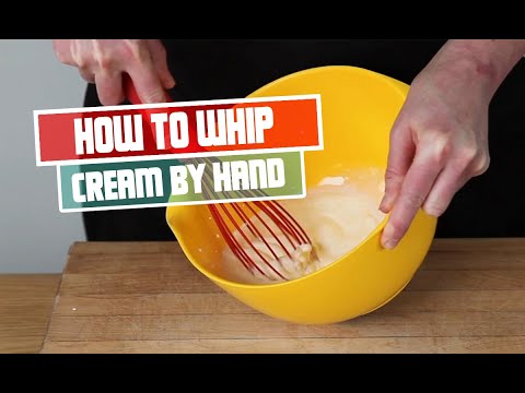 How to Whip Cream by Hand? | Easy and Delicious Cream Whipping Technique!