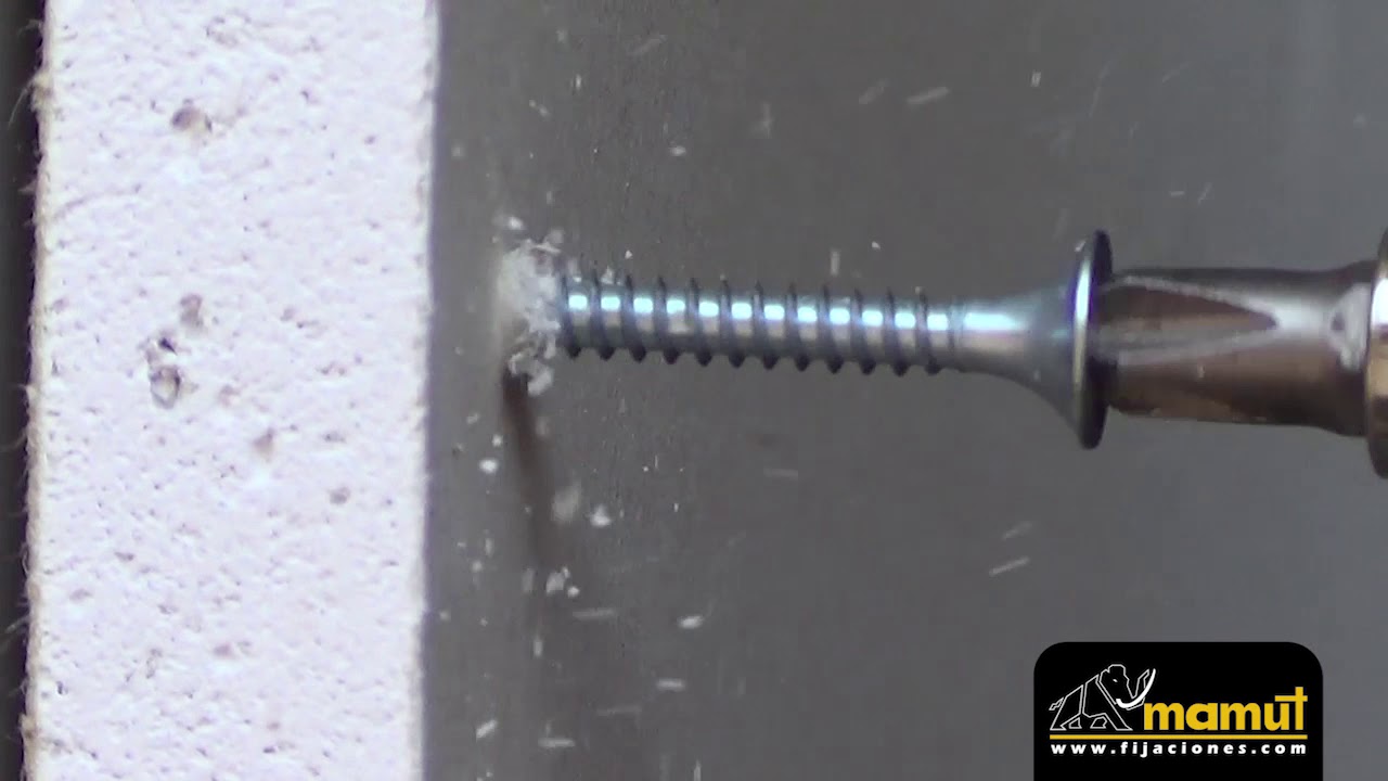 Tornillo drywall punta broca