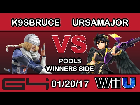 Genesis 4 - K9sbruce (Sheik) Vs. UrsaMajor (Dark Pit) Pools Winners Side - Smash Wii U