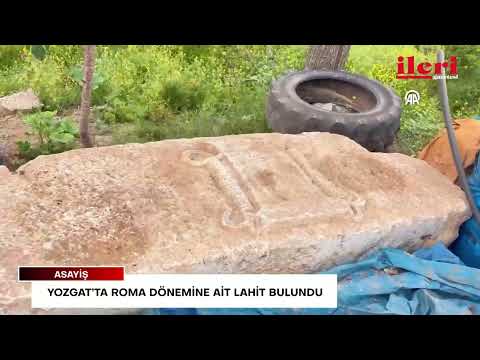 Yozgat’ta tarihi eser operasyonu: Roma dönemine ait lahit bulundu | İleri Gazetesi