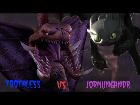 Toothless vs Jormungandr - Back From The Dead - Skillet