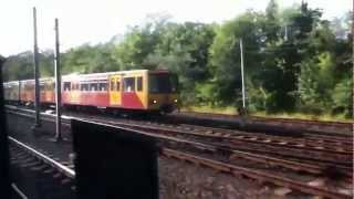 South Gosforth to Kingston Park on a Tyne and Wear Metro train - 18/8/12