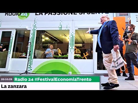 Enzo Spatalino and Clizia De Rossi at Zanzara Live in Trento - May 24, 2024