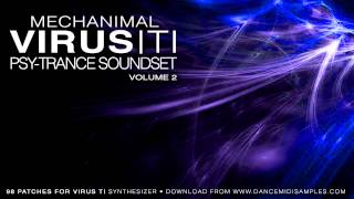Video thumbnail for Mechanimal Access Virus TI Psy-Trance Soundset Vol 2 by Dance MIDI Samples