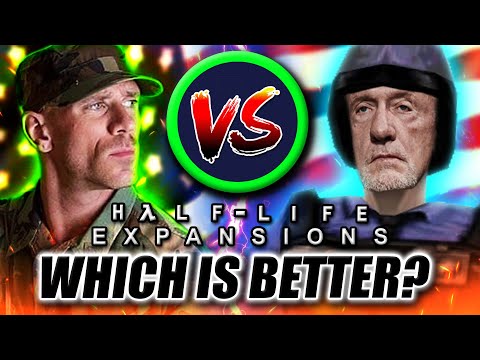 Half-Life's POLAR OPPOSITE Expansions: Opposing Force vs Blue Shift