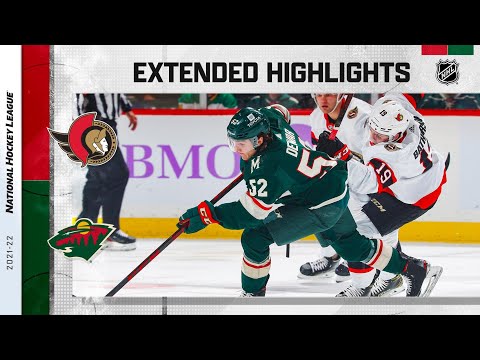 Ottawa Senators vs Minnesota Wild Nov 2, 2021 HIGHLIGHTS