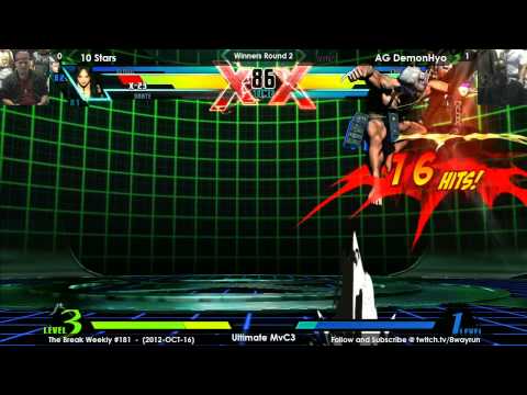 The Break #181   UMvC3 W2   10 Stars VS AG DemonHyo