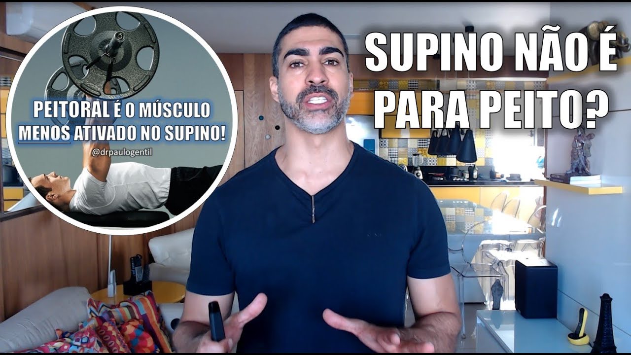 Peito é o músculo menos ativado no supino?