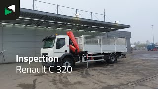 Renault C 320 4X2 FASSI F135A.0.22 E-ACTIVE Crane Kran Automatic Engine flatbed truck | Image 4 - Autoline