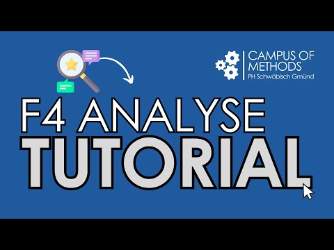 Qualitative Inhaltsanalyse mit f4analyse | Tutorial auf Deutsch für Anfänger