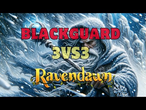 Ravendawn 3v3 Blackguard class PVP. Died only once in 7min