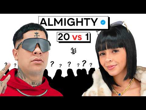 20 MUJERES VS 1 ARTISTA: ALMIGHTY 🇵🇷