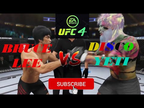 Bruce Lee vs. Disco Yeti EA sports UFC 4