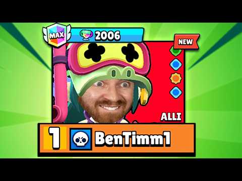 I pushed ALLI from 0 Trophies to 2000 Trophies in ONE DAY! (shes so broken 💀)