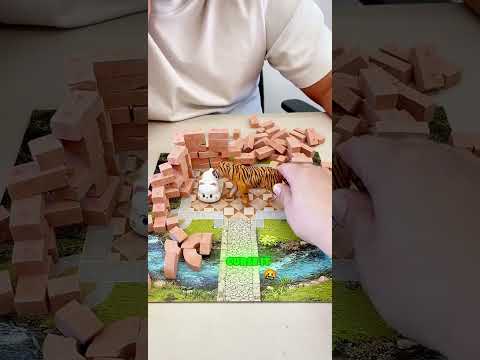 🏗️🐅🚫 The Unbreakable Castle! #funny