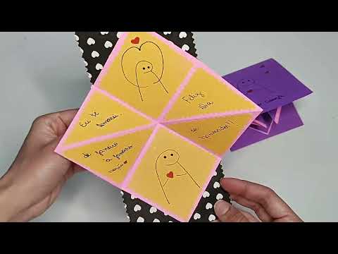 Como fazer cartão surpresa 2024 - ORIGAMI