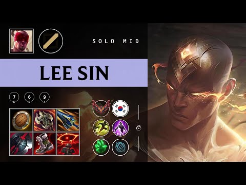 Lee Sin Mid vs Akali - KR Grandmaster Patch 25.23