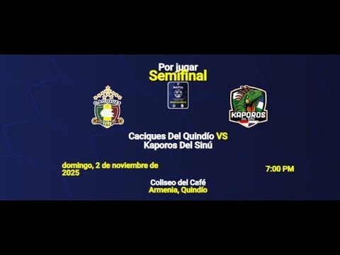SEMIFINAL LIGA NACIONAL DE FUTBOL DE SALON - PARTIDO DE IDA