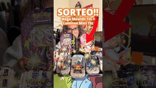 SORTEO Mega Moonlit Tins y Mini Tin! #shorts #chile #sorteo #pokemon #pokemoncards #pokemonchannel