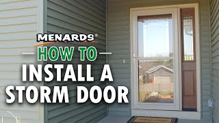 How To Install a Storm Door | Menards