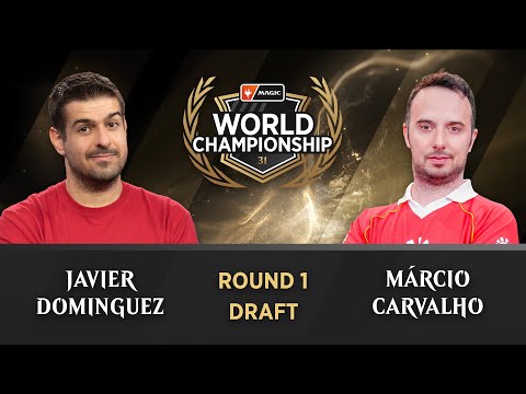 Round 1 | Javier Dominguez vs. Marcio Carvalho | Draft | #MTGWorlds